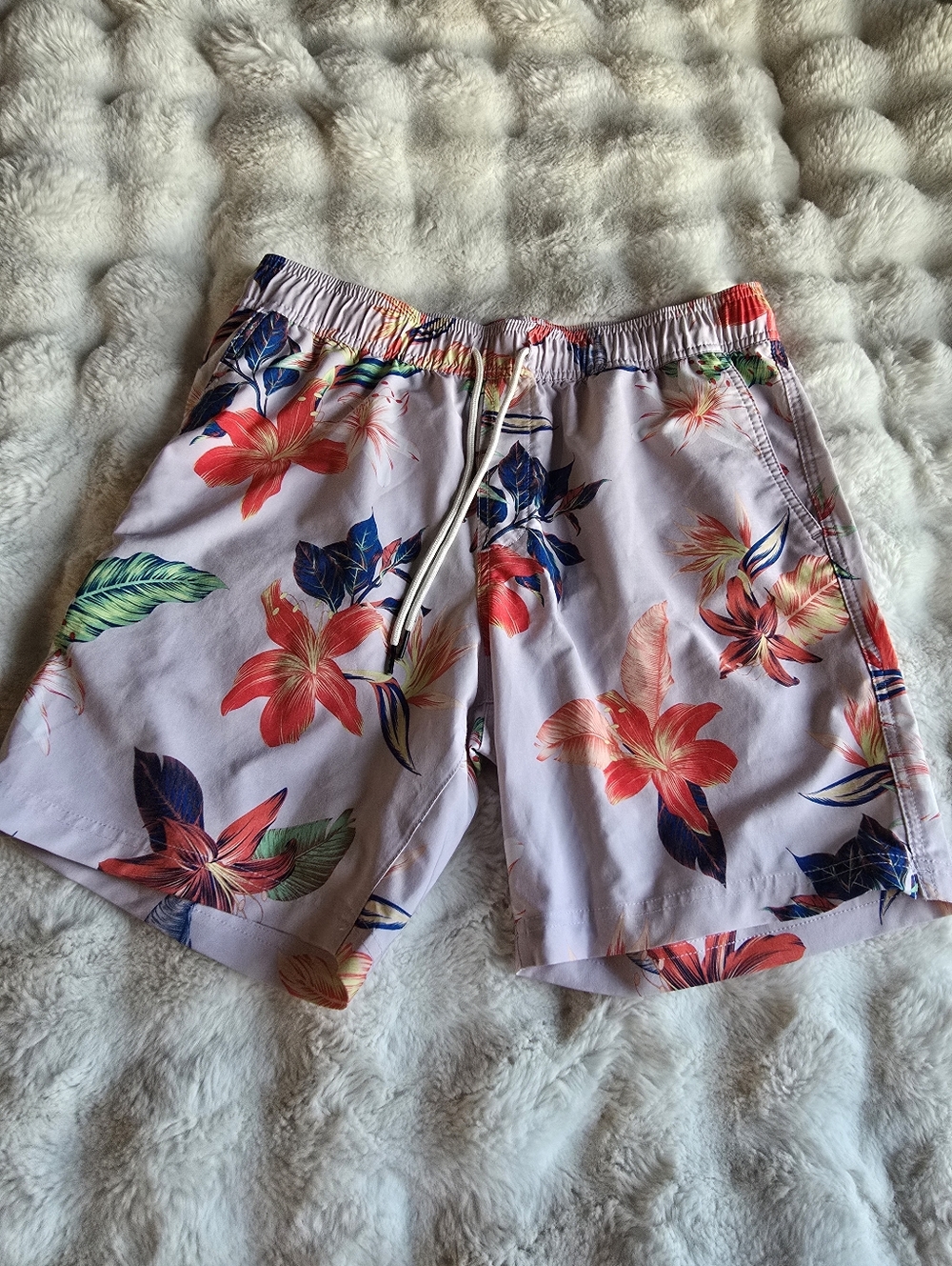Blue Crown Pink Floral Swim Shorts Bundle Men